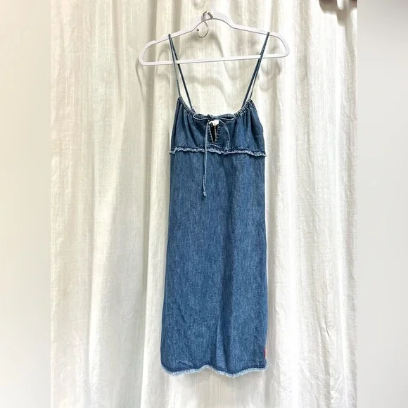 Roxy | Dresses | Vintage Roxy Mini Denim Dress Womens Size Small | Poshmark